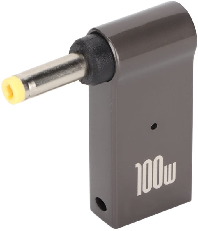 Dailygoody - Usb C Female Naar Dc Male Adapter - 100W Pd Adapter