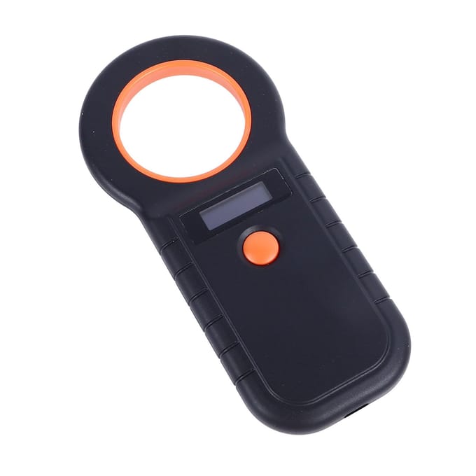 Dierlijke Microchip Scanner Efficiënte Handheld Huisdier Chip ID Scanner voor Honden Katten Koeien Schapen Zwart black