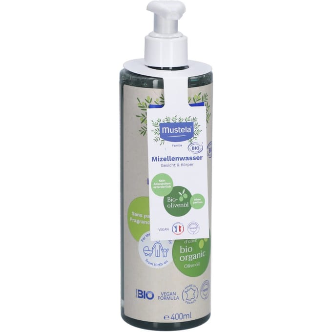 Mustela Bio Gentle Cleansing Micellar Water - 400 ml
