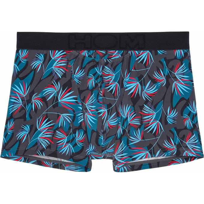 HOM - Hanoï Boxer briefs H01 - Dark grey print - mannen - S