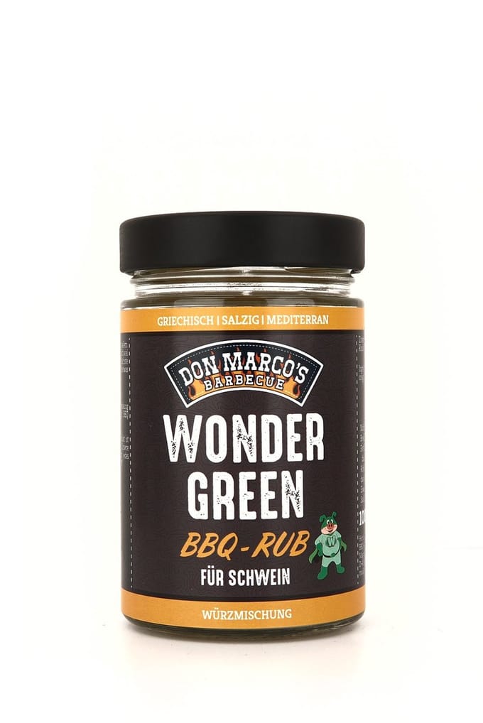 Don Marco's - WonderGreen - BBQ RUB - 150 gram