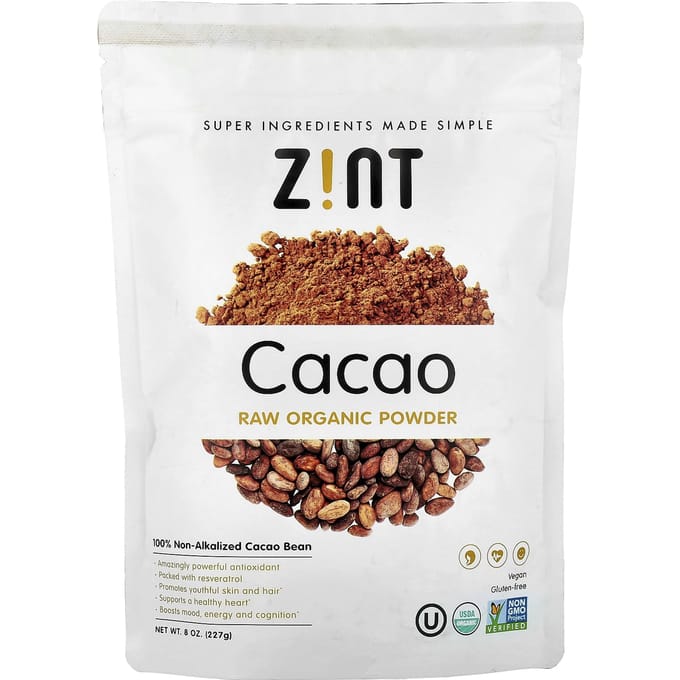 Ruw Biologisch Poeder, Cacao, 227G(8 oz)