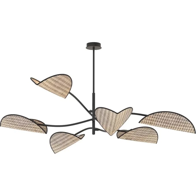 Plafondlamp met 6 gloeilampen Emibig Lighting Lotus