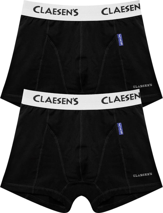 Claesen's® - Jongens Boxershort 2-Pack ZwartCL 208-Black-12
