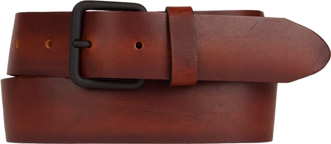 Presly & Sun Heren - Leren riem - Cognac - 85cm