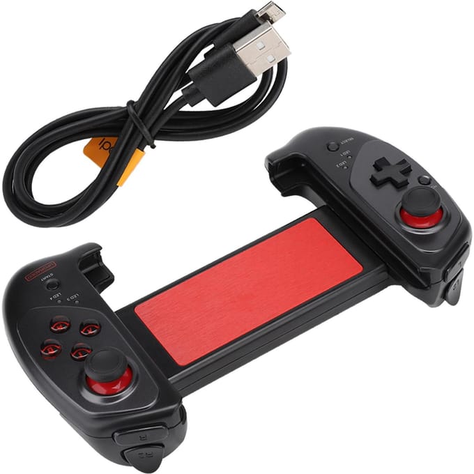 PG?9083S Mobiele Telefoon Tablet Smart TV Telescopische Gamepad Game Controller voor AndroidiOS black