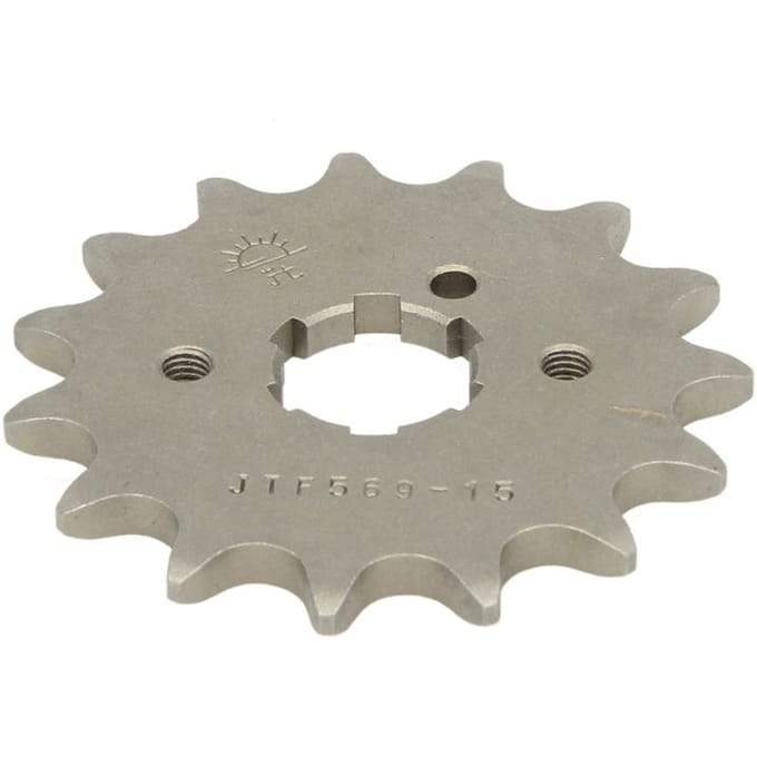 Stalen standaard tandwiel voor motor JT Sprockets 520 Yamaha YZ 490 / Kawasaki KX 500 (KX500D) 15T