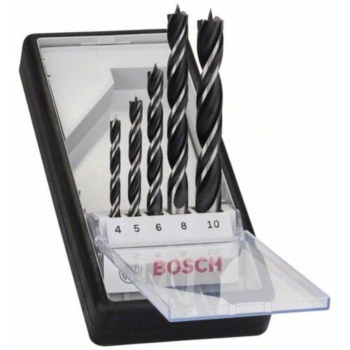 Hout-spiraalboorset 5-delig Bosch Accessories 2607010527 Cilinderschacht 1 set(s)