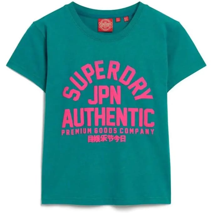 Superdry - Aansluitend T-shirt met puffprint - Dames - T-shirts