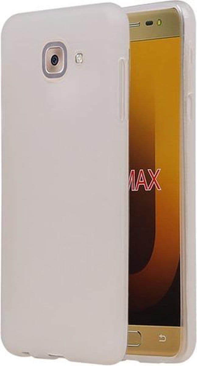 BestCases.nl Samsung Galaxy J7 Max TPU back case hoesje Wit