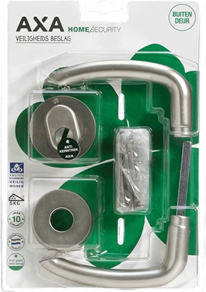 Axa Kruk+PC Veiligheidsrozetten rond SKG3 - 62mm