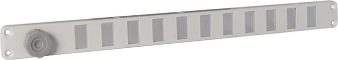 Nedco BV Schuifrooster 370x30mm aluminium wit