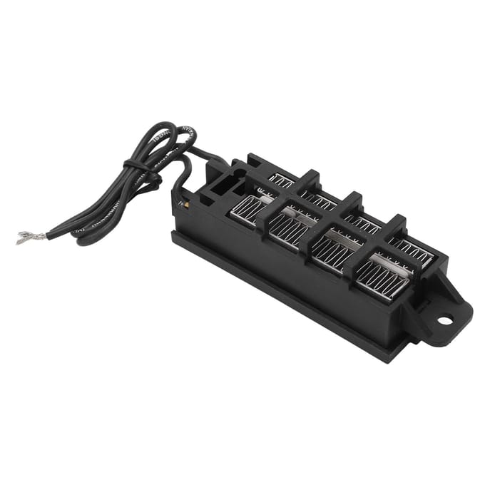 24V 100W PTC Verwarmingselement Thermostatische Verwarming Temperatuurbestendige PTC Luchtverwarmer met Beugel black
