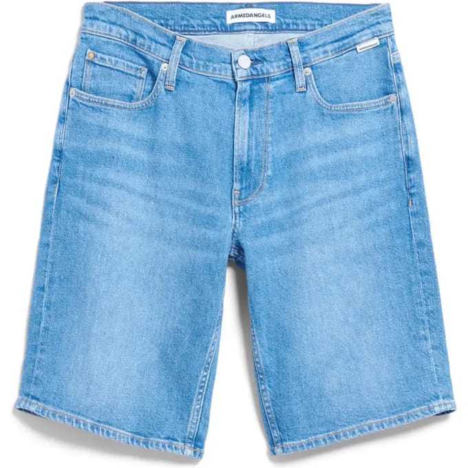 slim fit korte jeans van katoenmix model 'NAAILO'