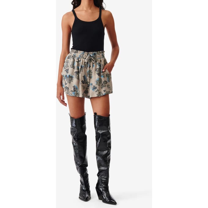 IRO Paris Sival Short Beige Multico Taglia: 36 | Pantaloncini Outlet | Donna | Marrone
