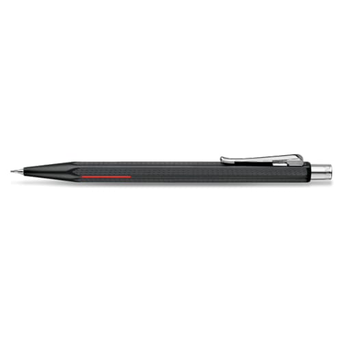 Caran d'ache ecridor vulpotlood 0,7 mm racing, verchroomd mat zwart
