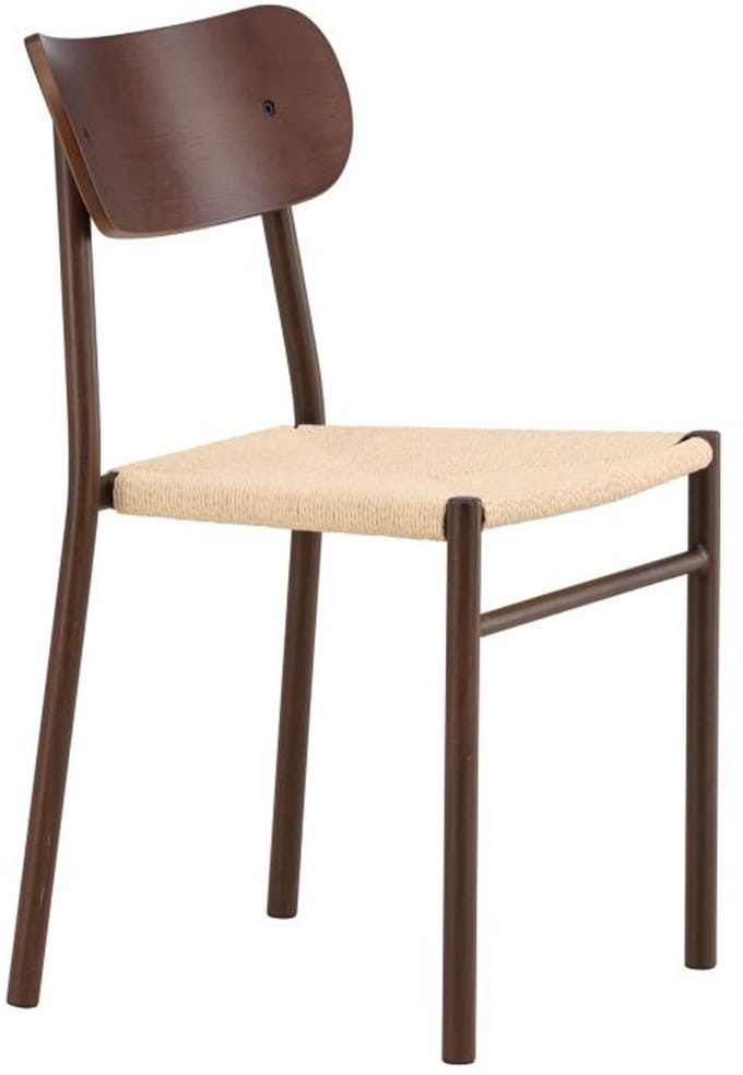 Svea - Weber eetkamerstoel - rattan - mokka
