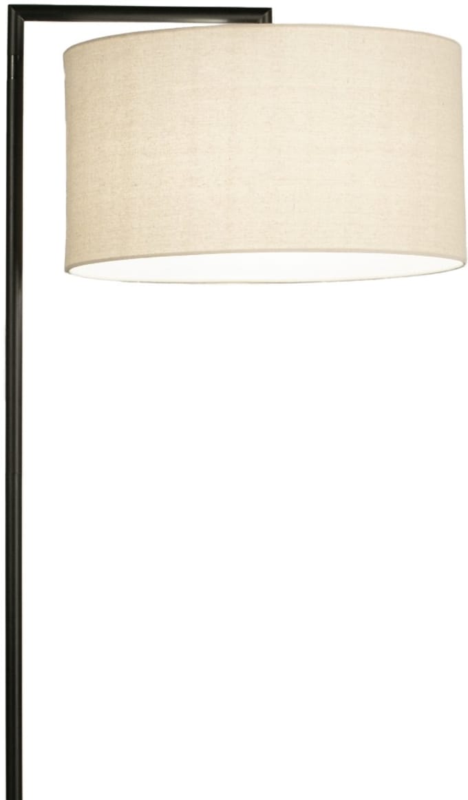 Lumidora Vloerlamp 31275 - BRED - GU10 - Zwart - Beige - Metaal