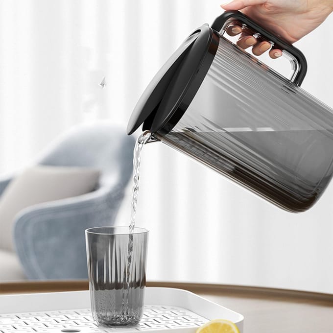 Waterkan Transparant Grote Capaciteit Plastic Hittebestendig Drankkan Kruik voor Green blue