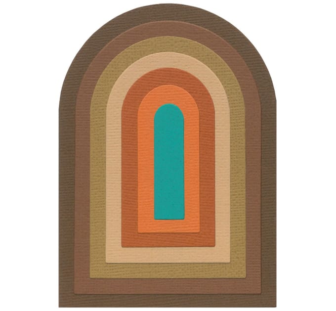Sizzix Framelits Ponssjabloon "Tunnel Arches by Eileen Hull"