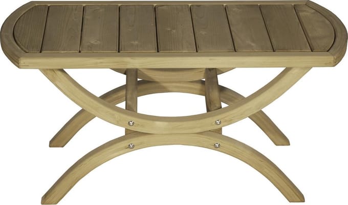 Amazonas Bijzet Tuintafel Tavolino - L86 X B42 X H36 Cm - Vurenhout