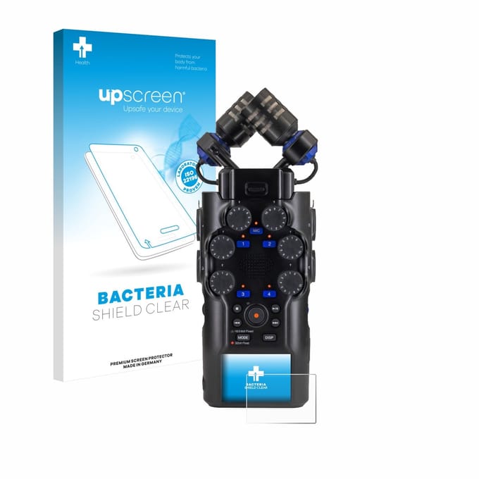 upscreen - Screenprotector voor Zoom H6 studio - Folie Beschermfolie transparant antibacterieel