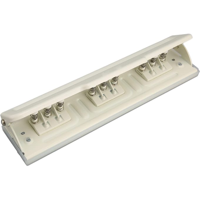 9 Gaats Witte Handmatige Perforator 8 Vel Capaciteit DIY Perforator voor A4 B5 B6 A5 A6 Papier white