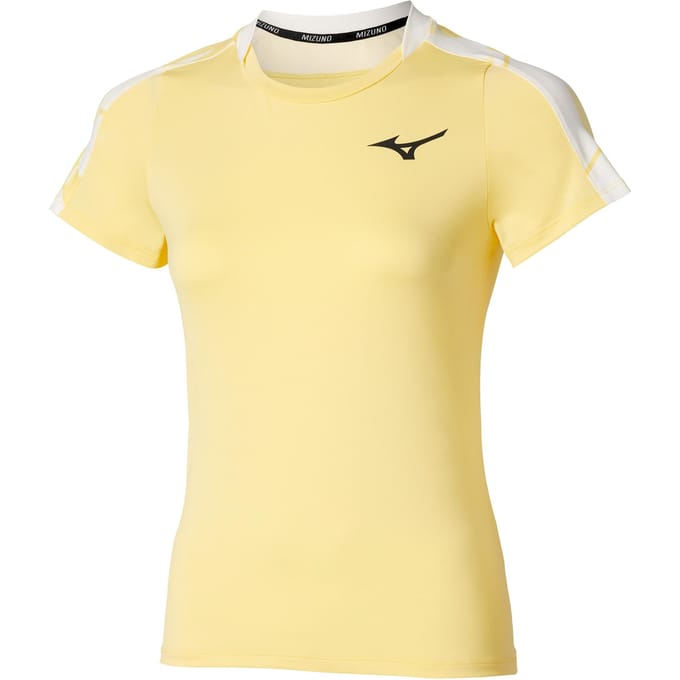 Mizuno Daybreakers Printed T-shirt Dames-Limoen