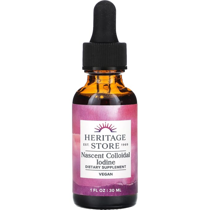 Iode colloïdal initial, 30 ml (1 once liquide) black