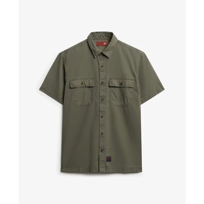 Superdry - Military overhemd met korte mouwen - Heren - Shirts