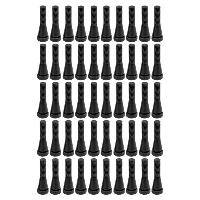 50 Pièces Doigts de Plumeuse Volaille Caoutchouc Bâton Épilation Plumeuse pour Poulet Canard Noir noir