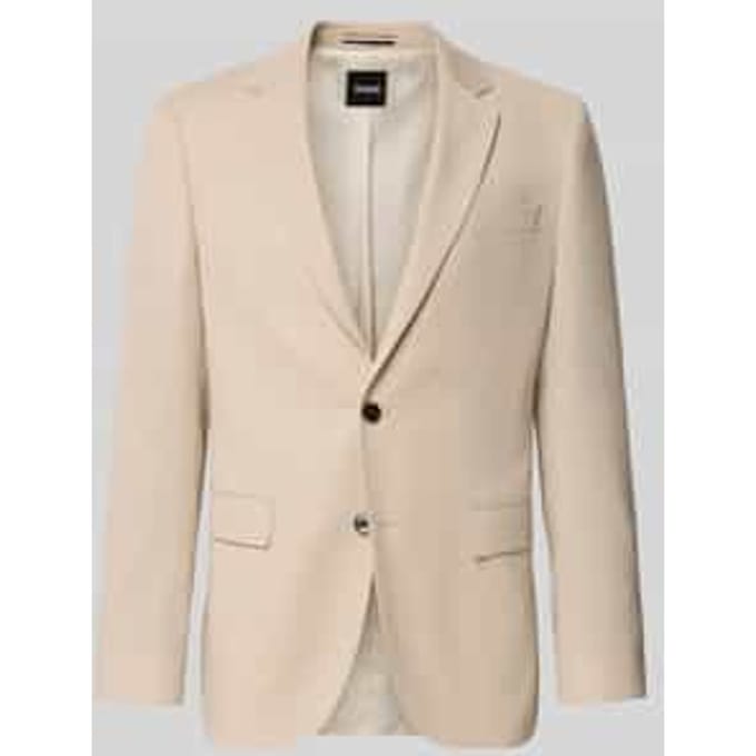 Regular fit colbert van scheerwolmix model 'JASPER'