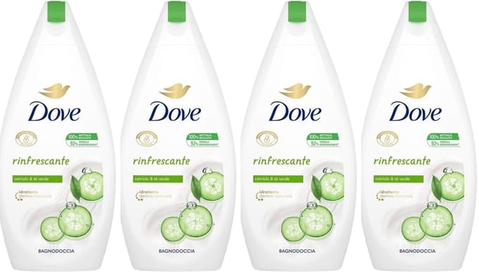 Dove Douchegel Refreshing Komkommer 4 x 450 ml