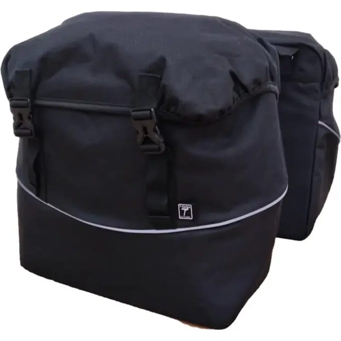 Willex - Double Camping Bag - Dubbele Fietstas - 40 liter - Zwart