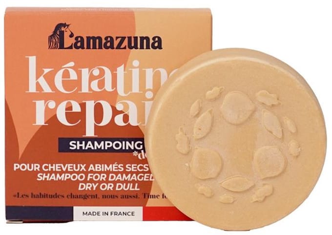 Lamazuna Shampoo bar keratin repair 63 Gram
