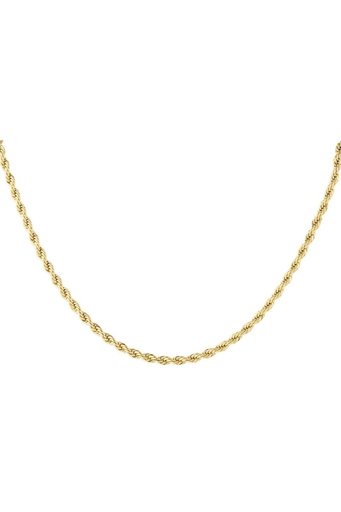 Bijoutheek Collier Twisted (3.5mm) Goud