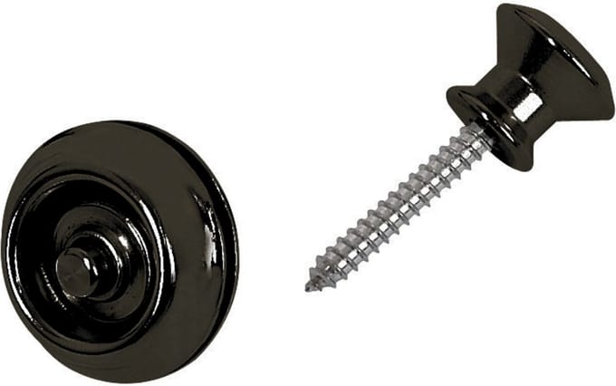 Dunlop Straplok zwart Dual Design  - Accessoire voor gitaren