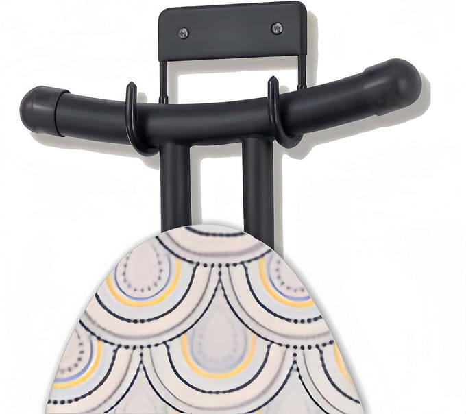 Wandhouder Strijkplank Hanger RVS - Ruimtebesparende Ophangbeugel voor Strijkplanken