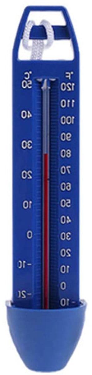 Waterthermometer - Temperatuurmeter - Zwembad Meten - Met Kabel - Compact Formaat - Wit