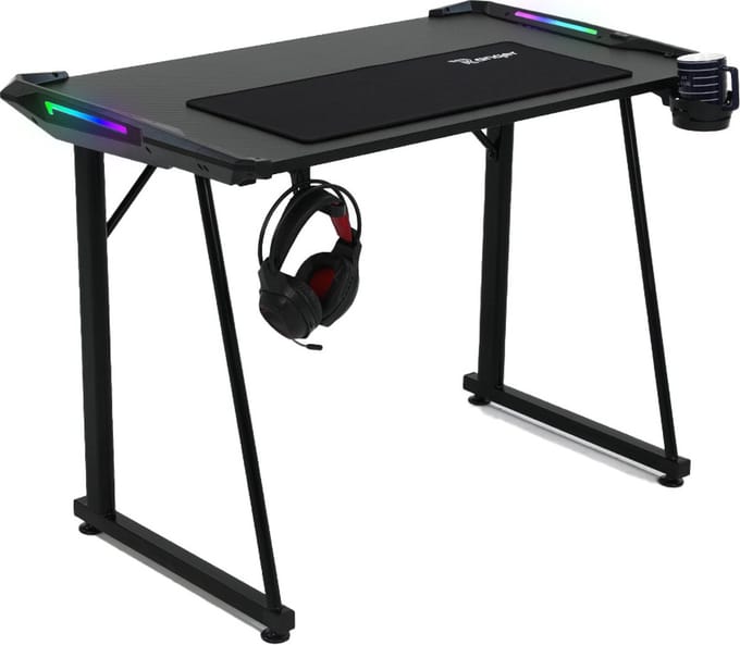 Ranqer - Nimbus - RGB gaming desk - with LED - Game Bureau - 100x60x75cm