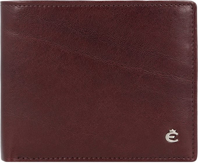 Esquire Toscana Portemonnee RFID-bescherming Leer 10.5 cm - Jongens - Horizontaal - coffee