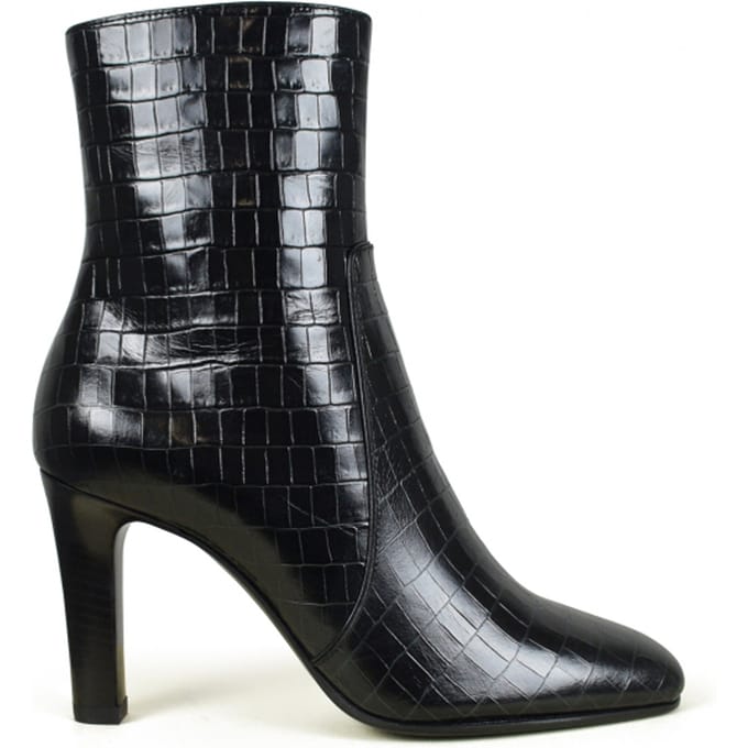 Saint Laurent Jane enkellaarsjes Zwart