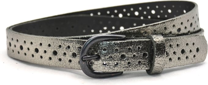 Timbelt Perfo Riem 2526 - 2.5 cm platina Silver - One size