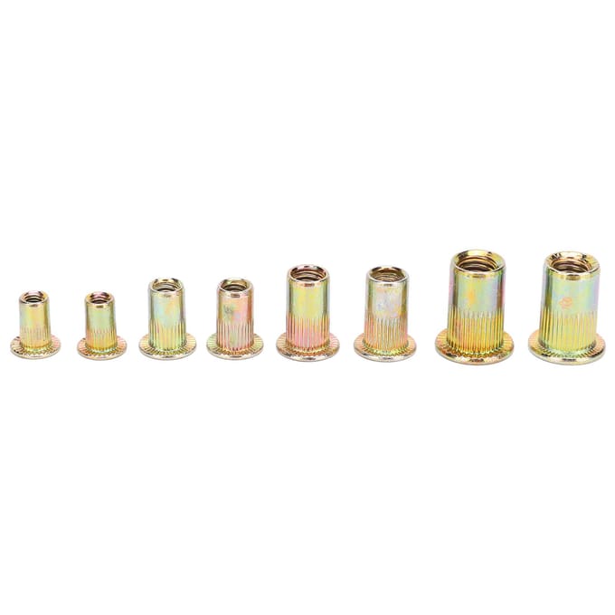 240 stuks M3 M4 M5 M6 Kleur Verzinkt Klinkmoeren Set Snel Klinken Hardware Accessoires