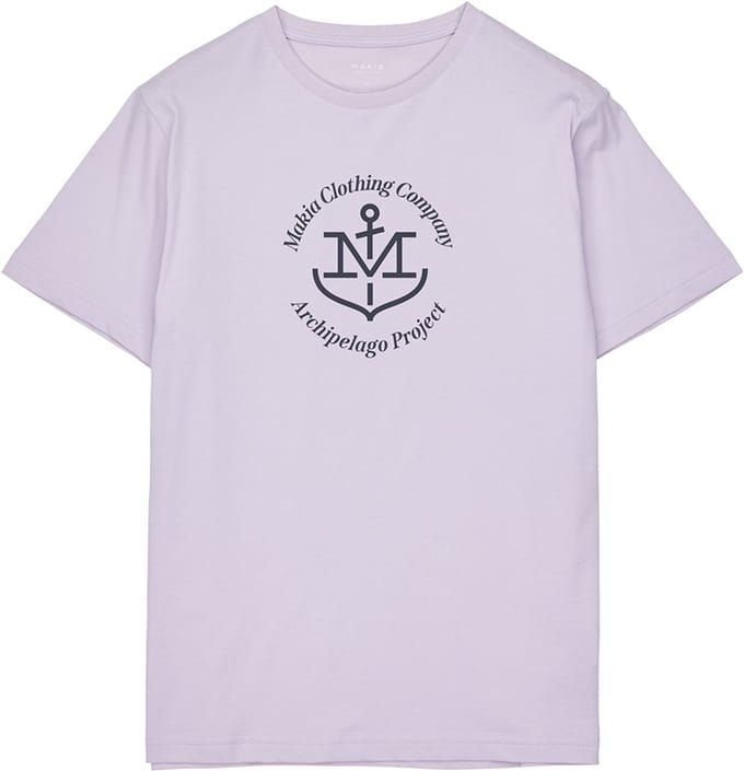 Makia A-project T-shirt Met Korte Mouwen Paars M Man