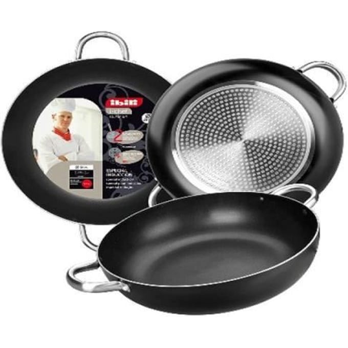 Koekenpan - IBILI - Honda I-Chef - 40 cm - Antiaanbaklaag 2 lagen - Geschikt voor inductie