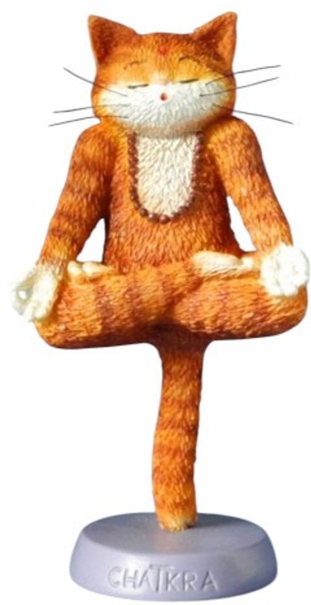 Chatkra - Kattenbeeldjes - 9 Live Beeldje - Parastone - 14 cm