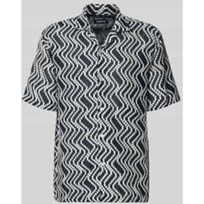 regular fit vrijetijdsoverhemd in allover-look