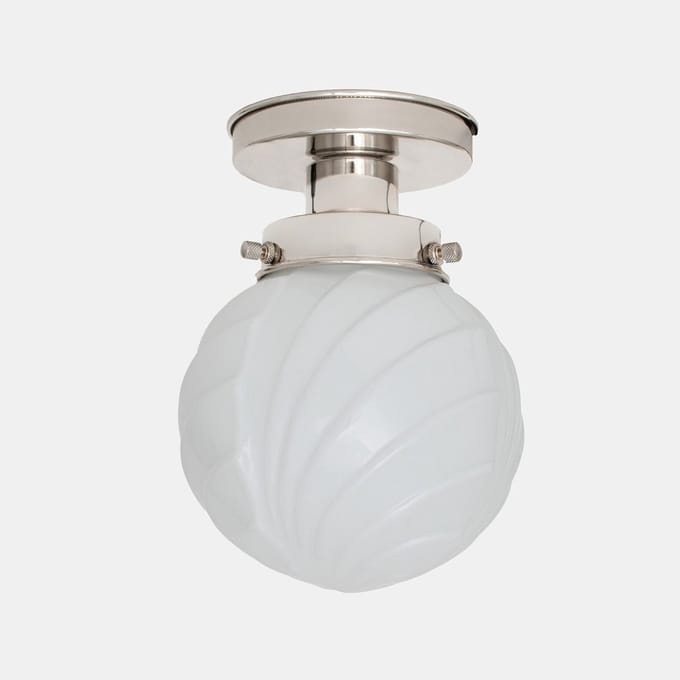 Plafonnière Swingbulb 20's Nikkel - Art Deco Trade