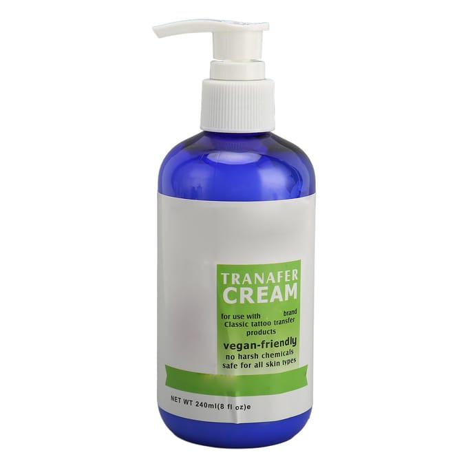 240ml Tattoo Transfer Print Crème Duidelijke Patronen Veilig Zacht Langdurige Tattoo Transfer Zalf white
